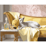 Regal Sphynx | Paint by Number - Paint by Numbers Kit