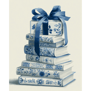 Delft Blue Book Nook - Paint by Numbers Kit