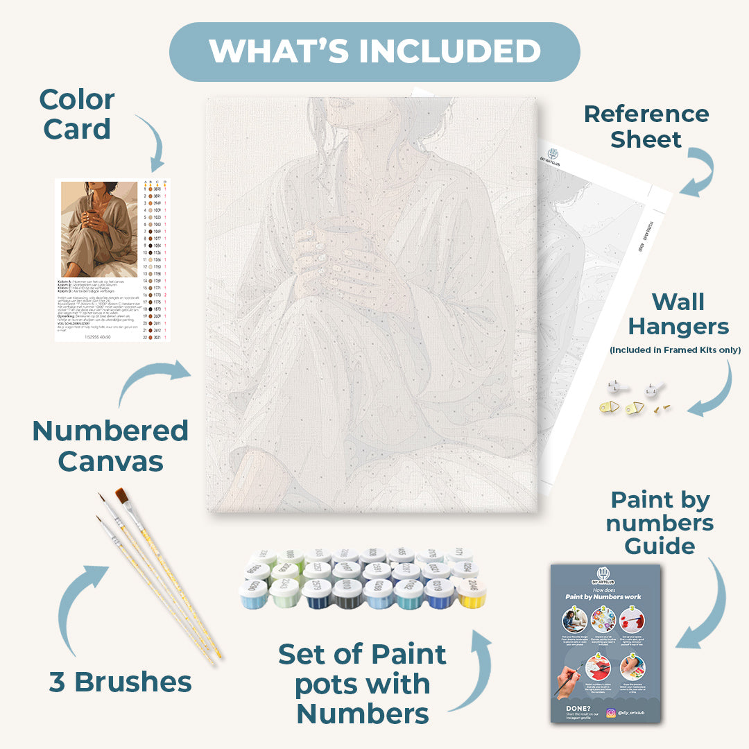 Cozy Beige Moments | Paint by Number - Detail 3