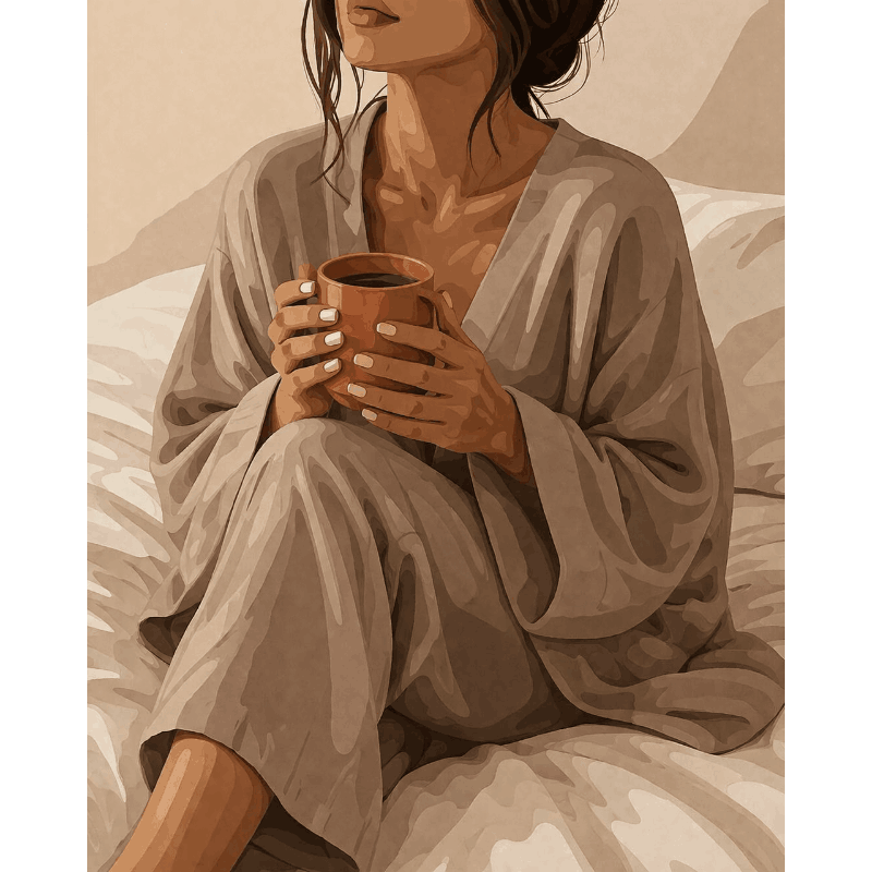 Cozy Beige Moments | Paint by Number - Paint by Numbers Kit