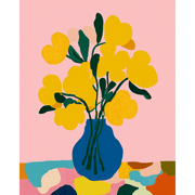 Sunshine Bouquet in Bright Yellow - Paint by Numbers Kit