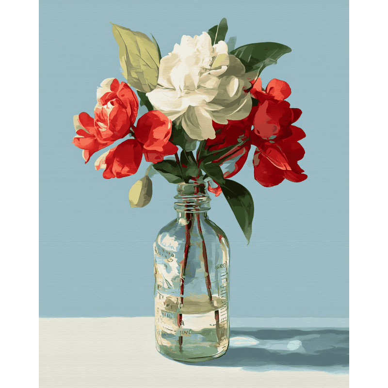 Bottled Blooms - Paint by Numbers Kit