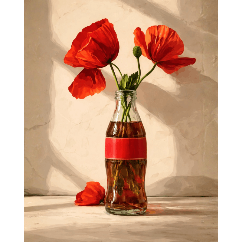 Sugar-Free Blooms - Paint by Numbers Kit