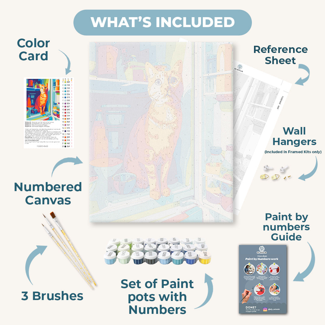 Hungry Ginger: Playful Feline Feast - Detail 3