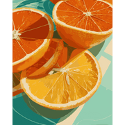 Juicy Citrus Delight - Paint by Numbers Kit