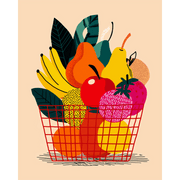 Fruit Basket Delight - Paint by Numbers Kit