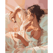 Champagne Dreams: Elegant Retreat - Paint by Numbers Kit