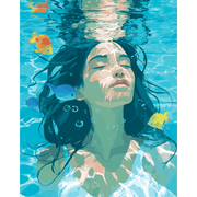 Serenity Underwater Moments - Paint by Numbers Kit