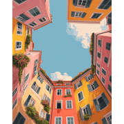 Cityscape Skyward - Paint by Numbers Kit