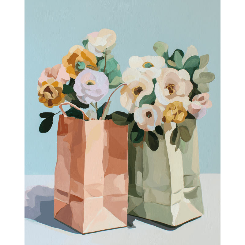 Blossom in a Bag | Floral Calm - Paint by Numbers Kit