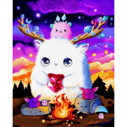Magical Forest Campfire - Paint by Numbers Kit