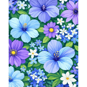 Blooming Meadow Magic - Paint by Numbers Kit