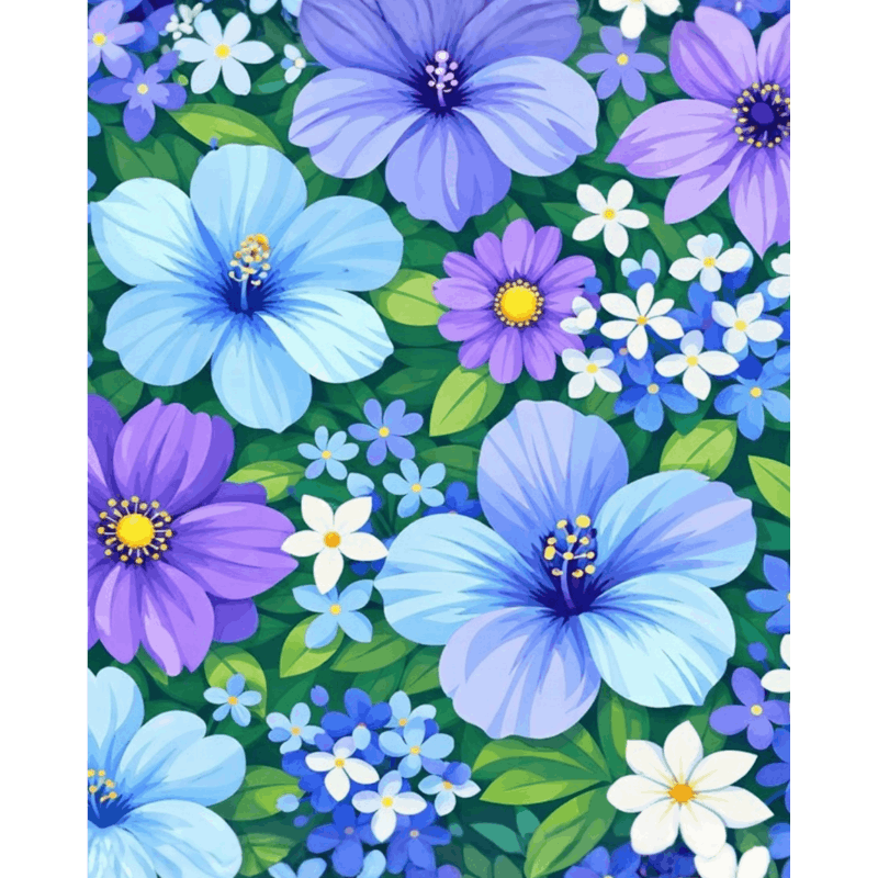 Blooming Meadow Magic - Paint by Numbers Kit
