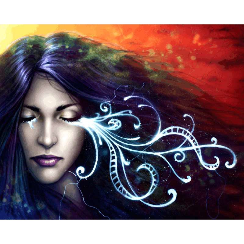 Tearful Woman’s Magical Moment - Paint by Numbers Kit