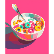 Morning Cheerful Bowl - Paint by Numbers Kit
