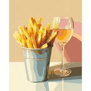 Gourmet Fries Fantasy - Paint by Numbers Kit