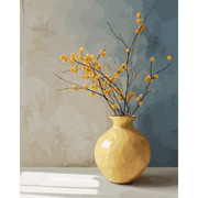 Elegant Golden Bloom - Paint by Numbers Kit