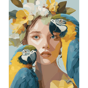 Tropical Paradise Bird - Paint by Numbers Kit
