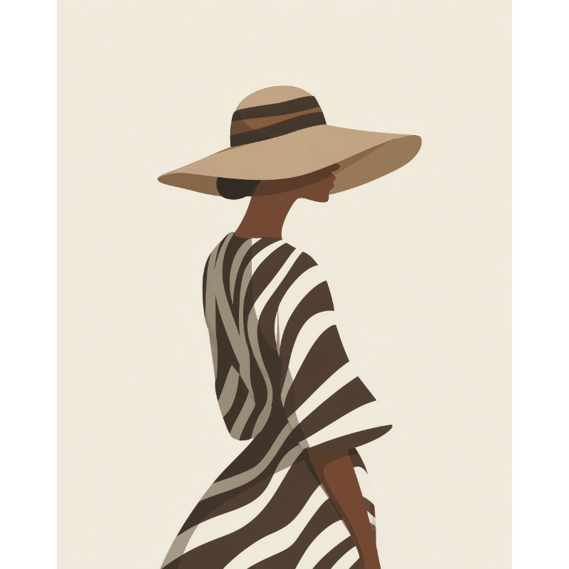 Elegant Summer Chic - Paint by Numbers Kit