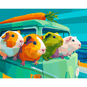 Mini Travel Pals - Paint by Numbers Kit
