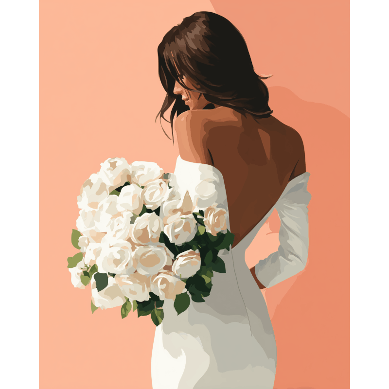 Blushing Bride Moments - Paint by Numbers Kit