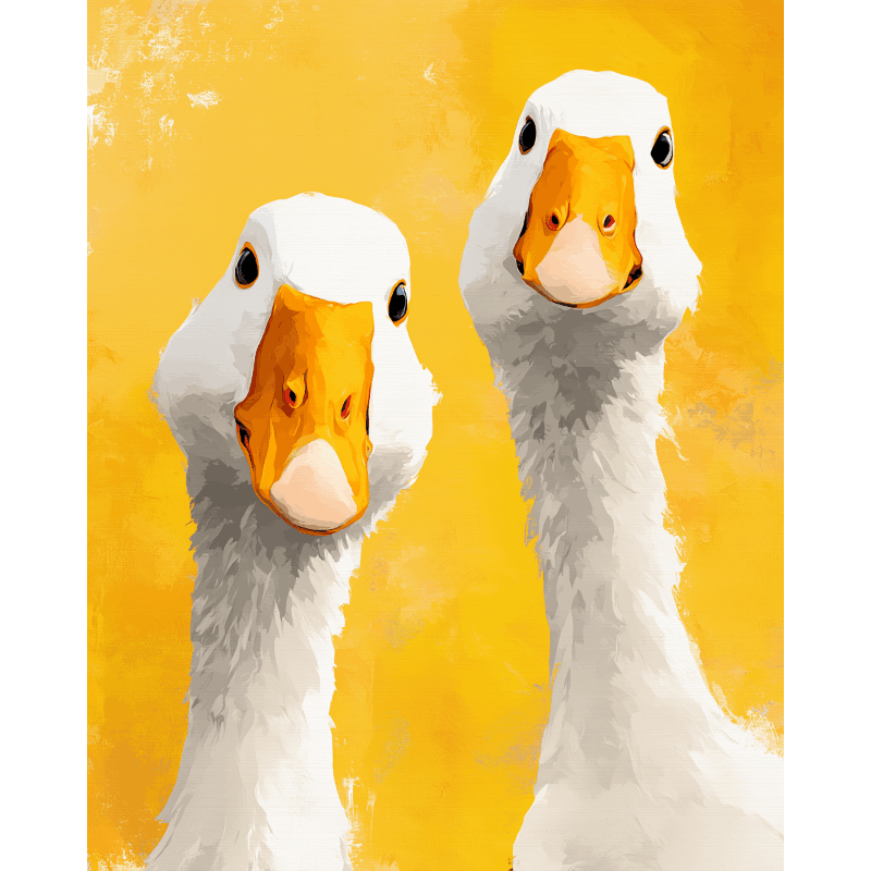 Ducks of Curiosity - Paint by Numbers Kit