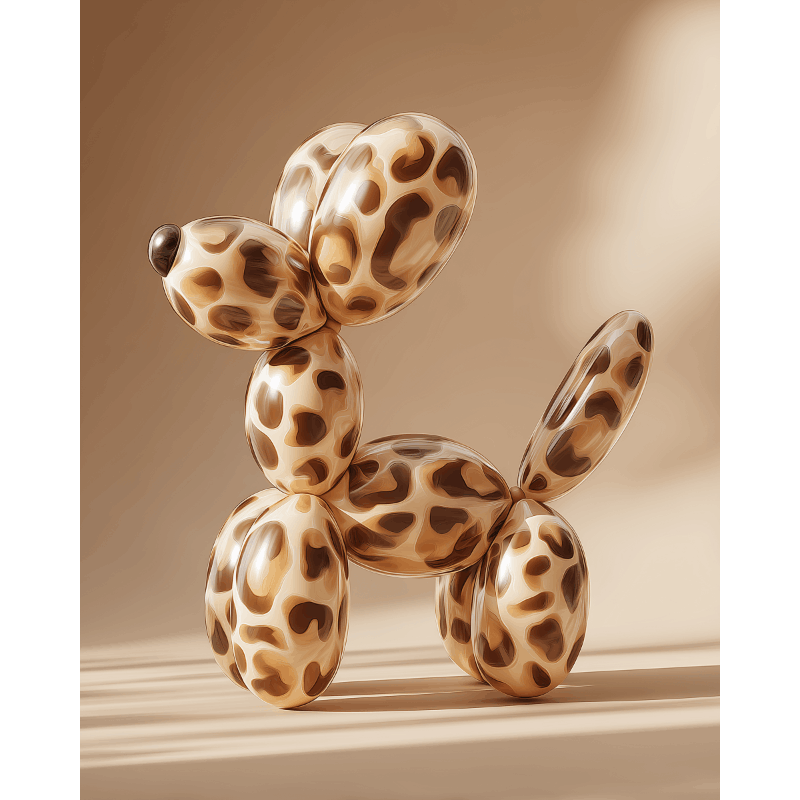 Stylish Balloon Pooch - Paint by Numbers Kit