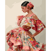 Spanish Flamenco Spirit - Paint by Numbers Kit
