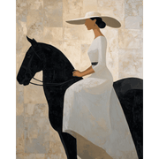 Eloquent Equestrian Grace - Paint by Numbers Kit