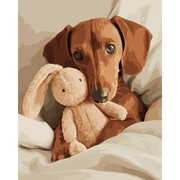 Dinner Time Cuddle - Paint by Numbers Kit