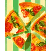 Slice of Italy Delight - Paint by Numbers Kit