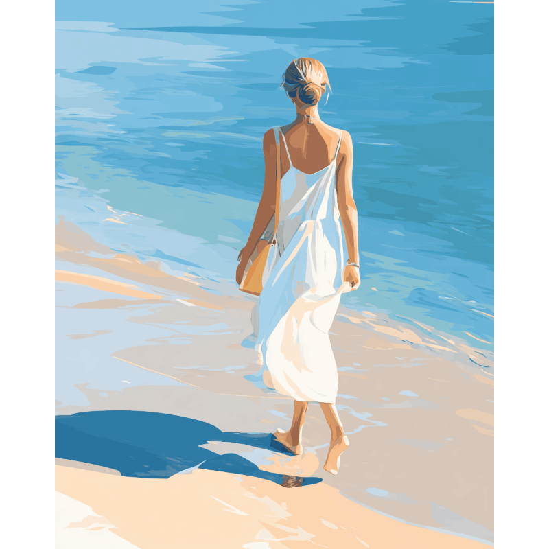 Seaside Serenity - Paint by Numbers Kit