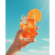 Poolside Citrus Cheers - Paint by Numbers Kit