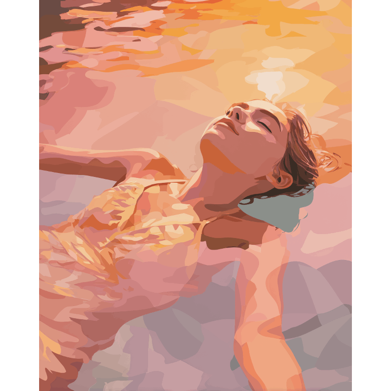 Golden Hour Float - Paint by Numbers Kit