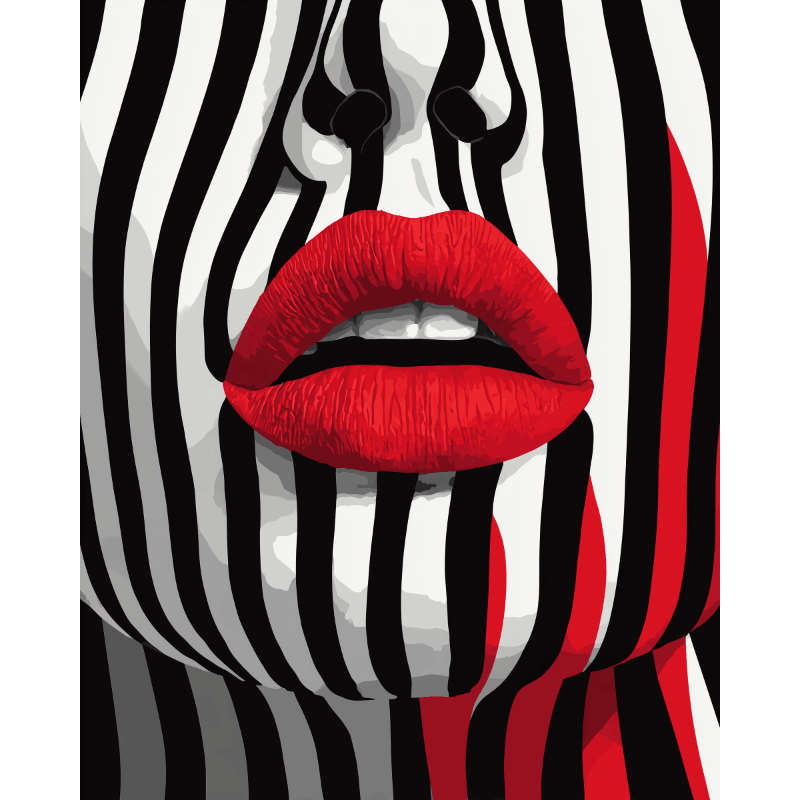 Bold Modern Line Art - Paint by Numbers Kit