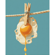 Sunny Side Up Egg - Paint by Numbers Kit