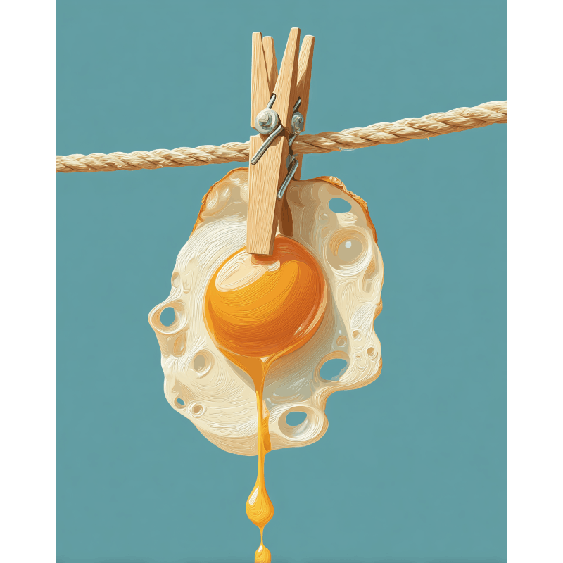 Sunny Side Up Egg - Paint by Numbers Kit