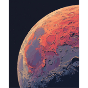 Lunar Surface Serenity - Paint by Numbers Kit