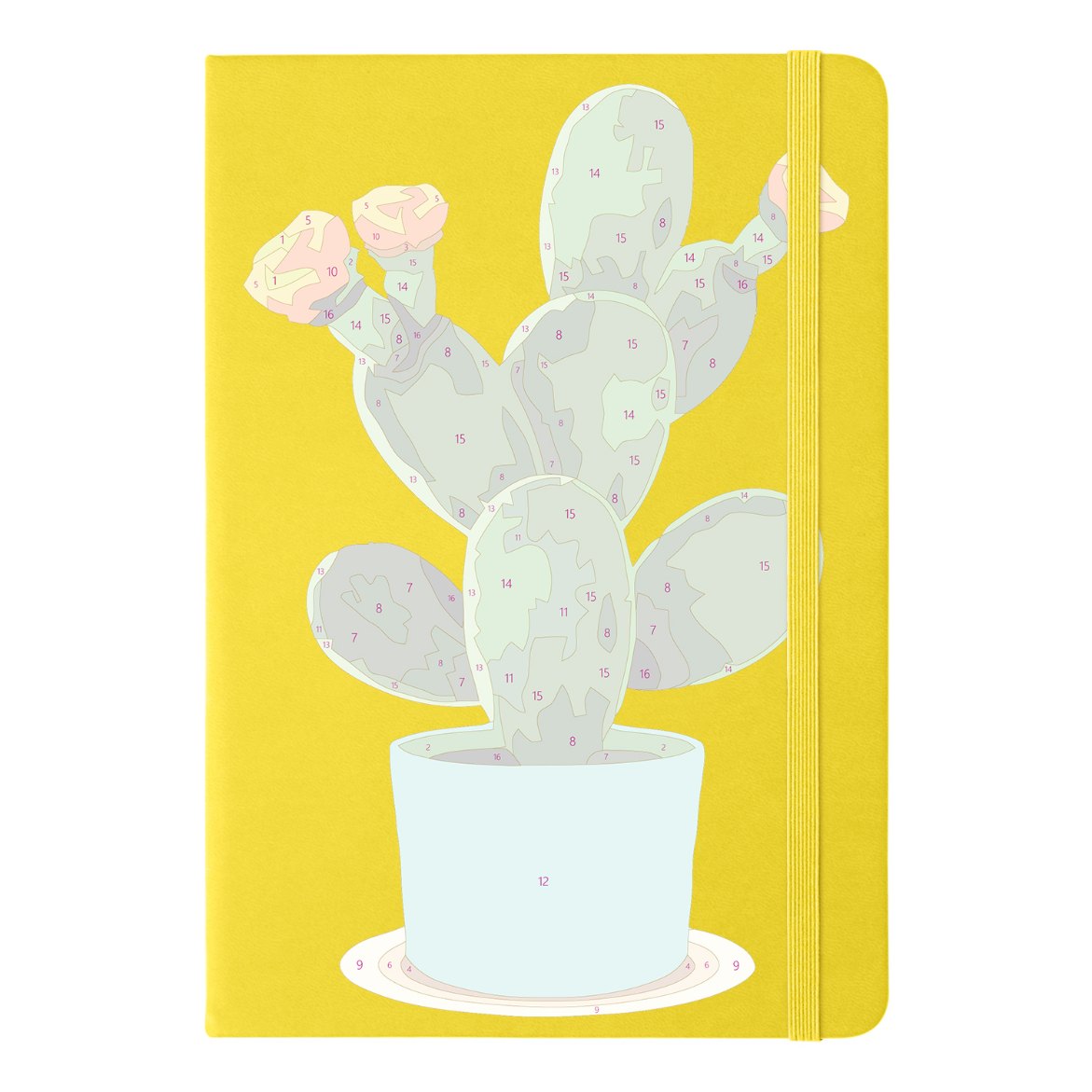 Cactus Bliss: Paint by Numbers Notebook - Detail 7
