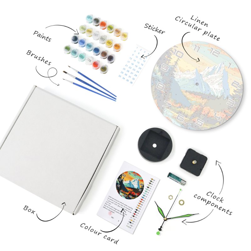 Gorgeous Landscape Clock – Nature’s Beauty - Detail 5