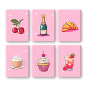 Sweet & Sip Snacks Set - Paint by Numbers Kit