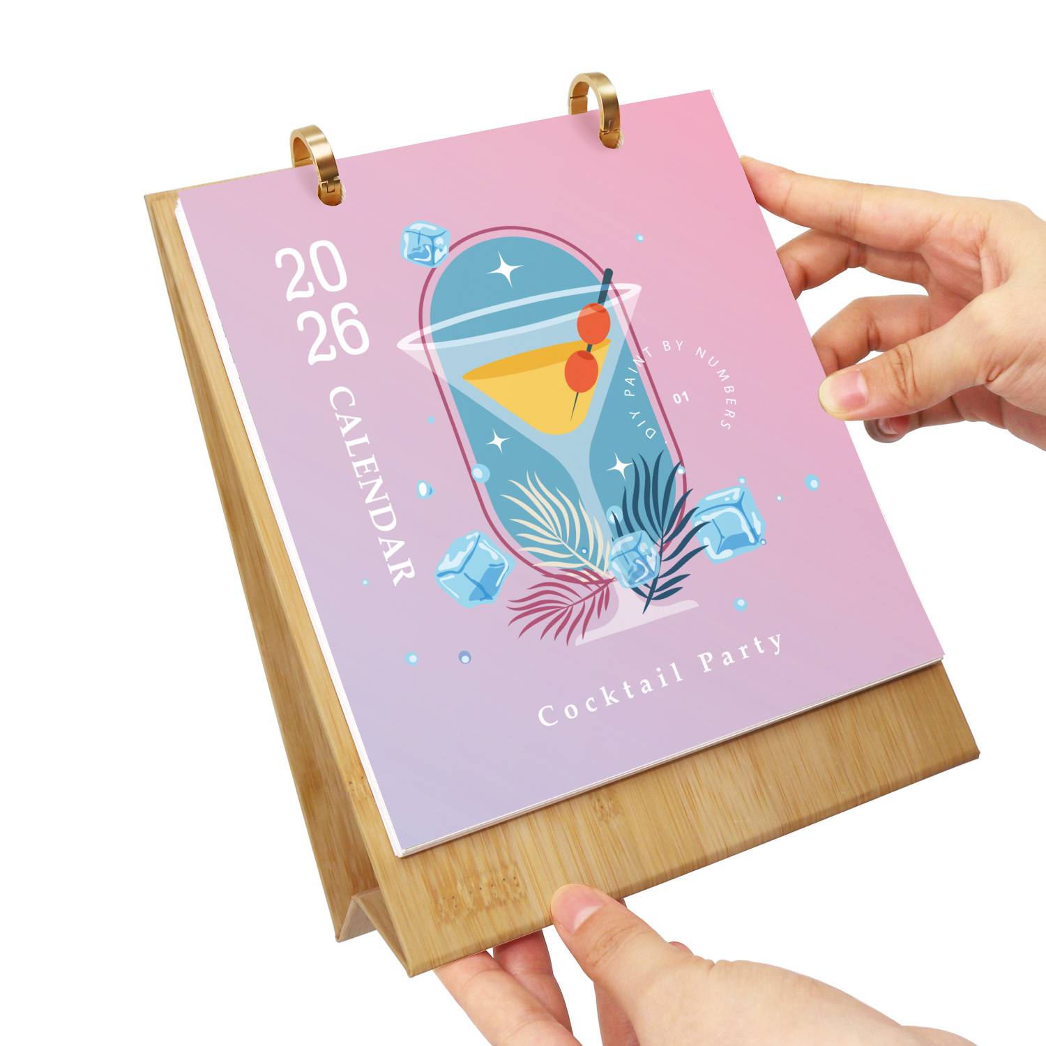 Colorful Cocktail Scenes Calendar 2026 - Detail 2