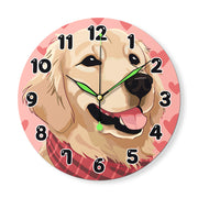 Playful Dog Clock – Happy Hours - Paint by Numbers Kit