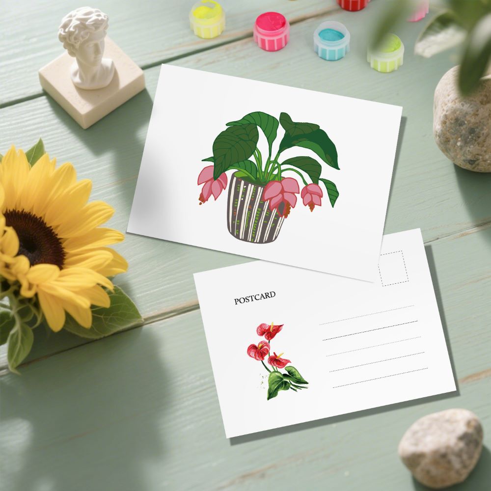 Green Oasis Houseplant Postcards - Detail 6