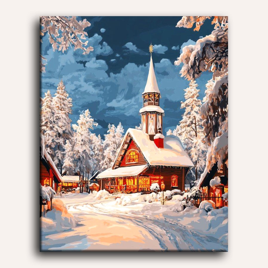 Santa’s Arctic Village Scene - Detail 2