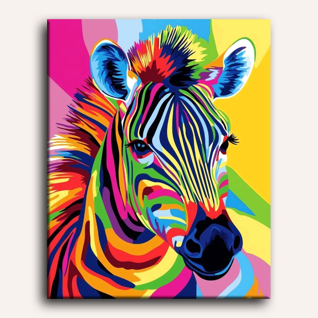 Abstract Zebra Chic - Detail 2