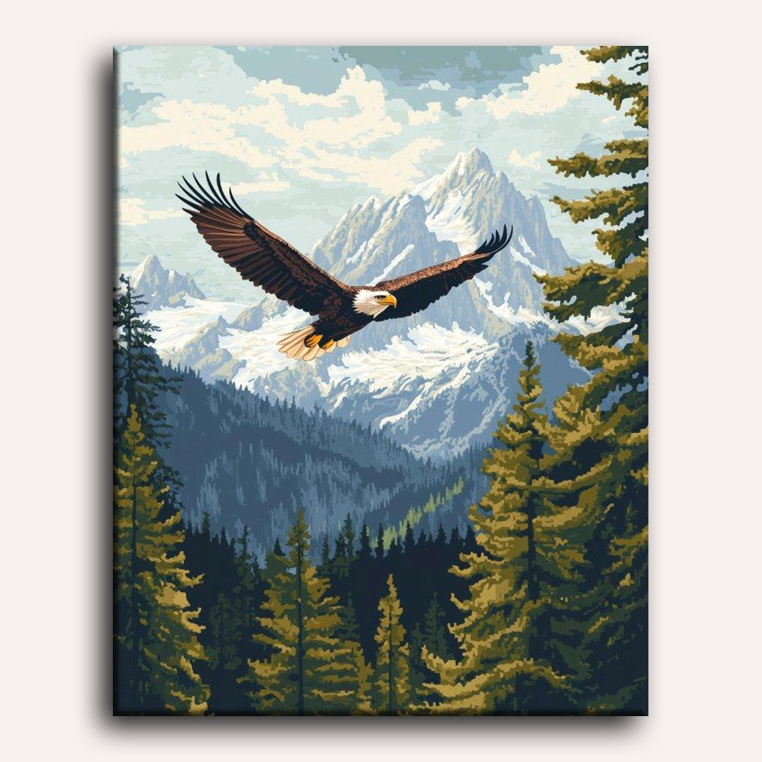 Majestic Eagle Soar - Detail 2