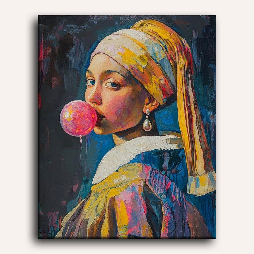 Girl with a Pearl Earring Playful Twist - Detail 2