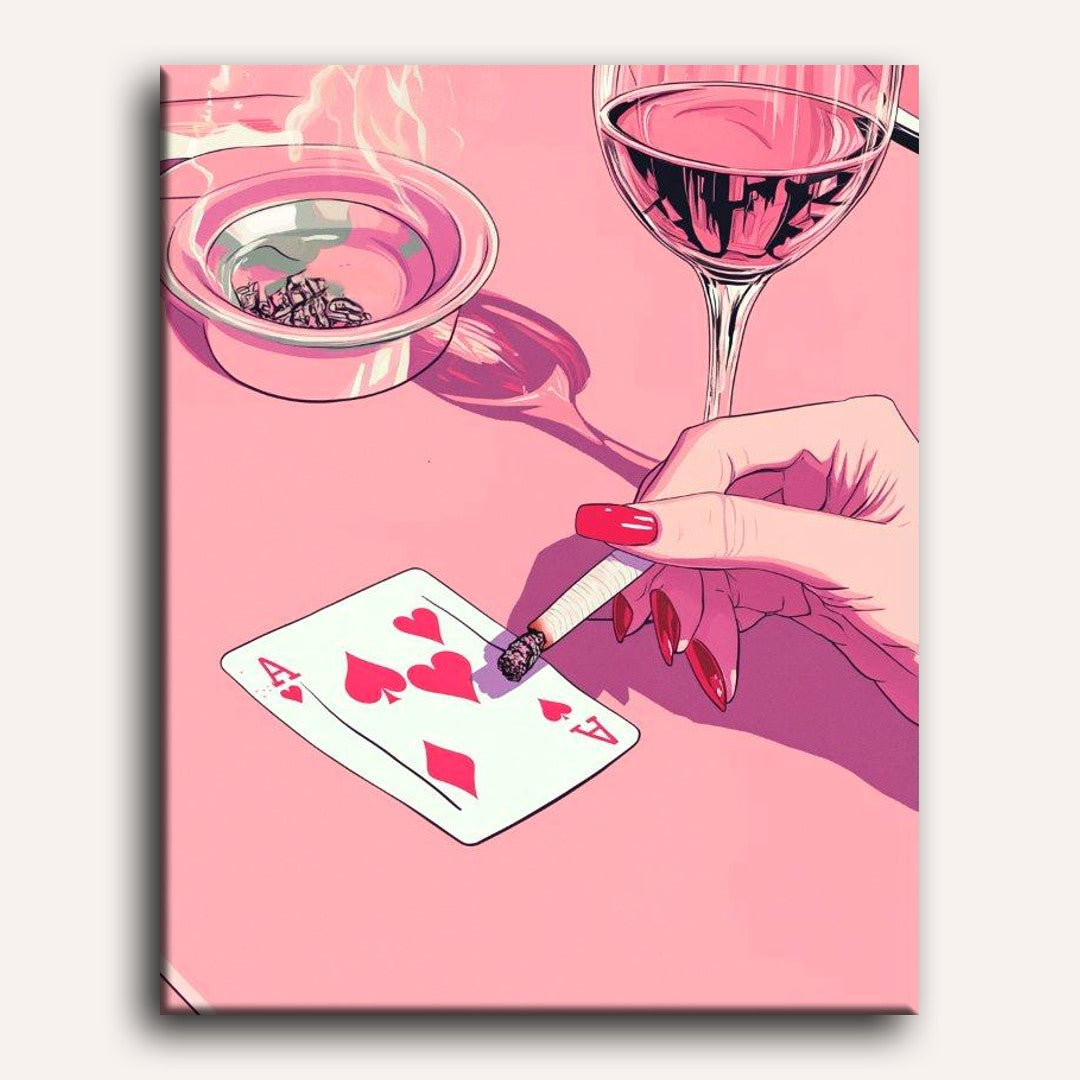Pink Poker Table – Game Night Vibe - Detail 2