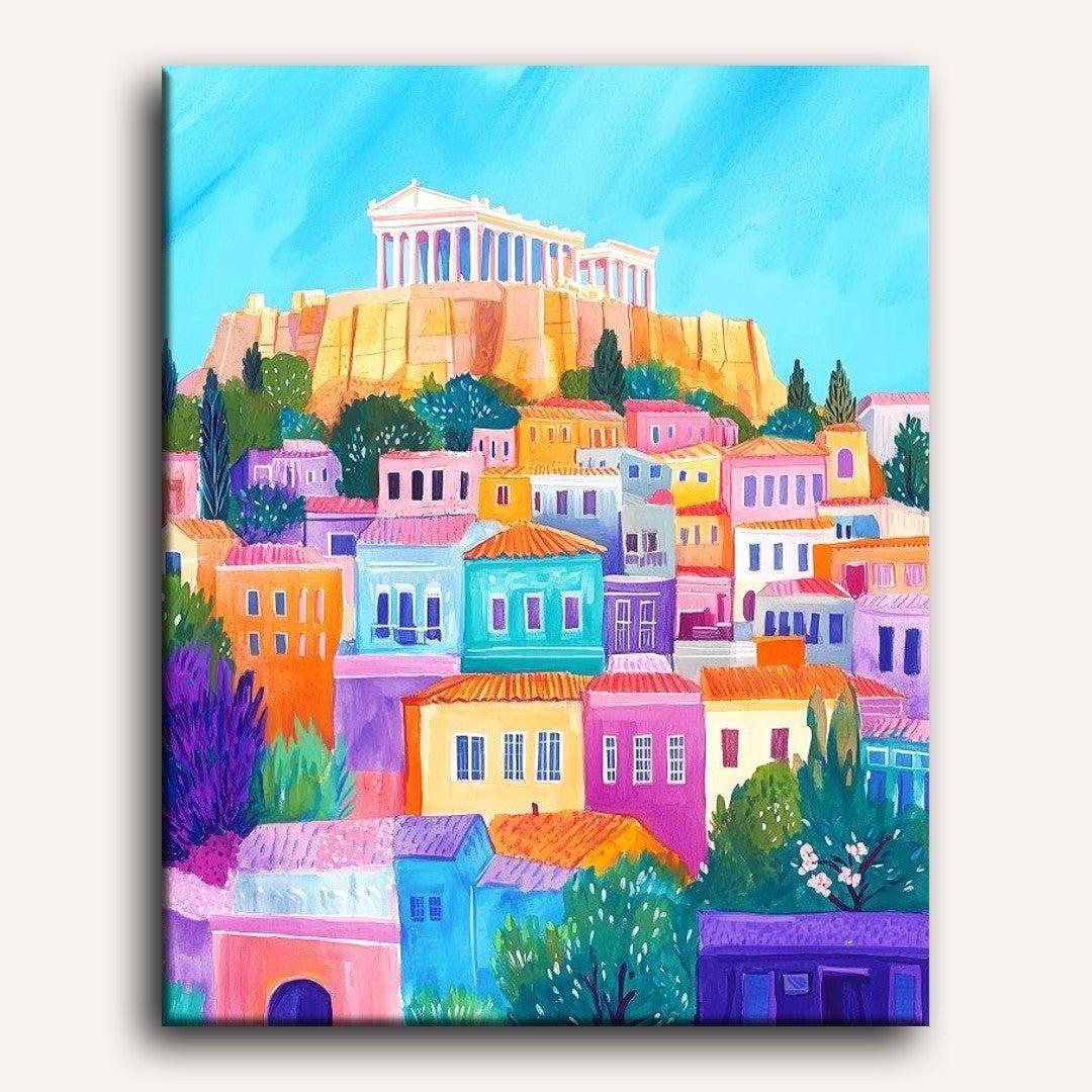 Athens Sunset Skyline - Detail 2